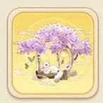 연보라 환상 벚꽃