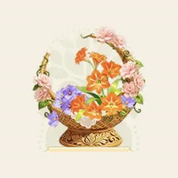 계수나무 환상 채색
